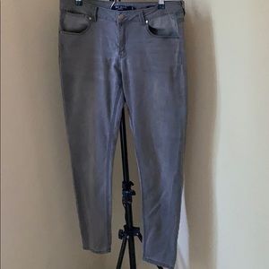 Gray jeans stretchy